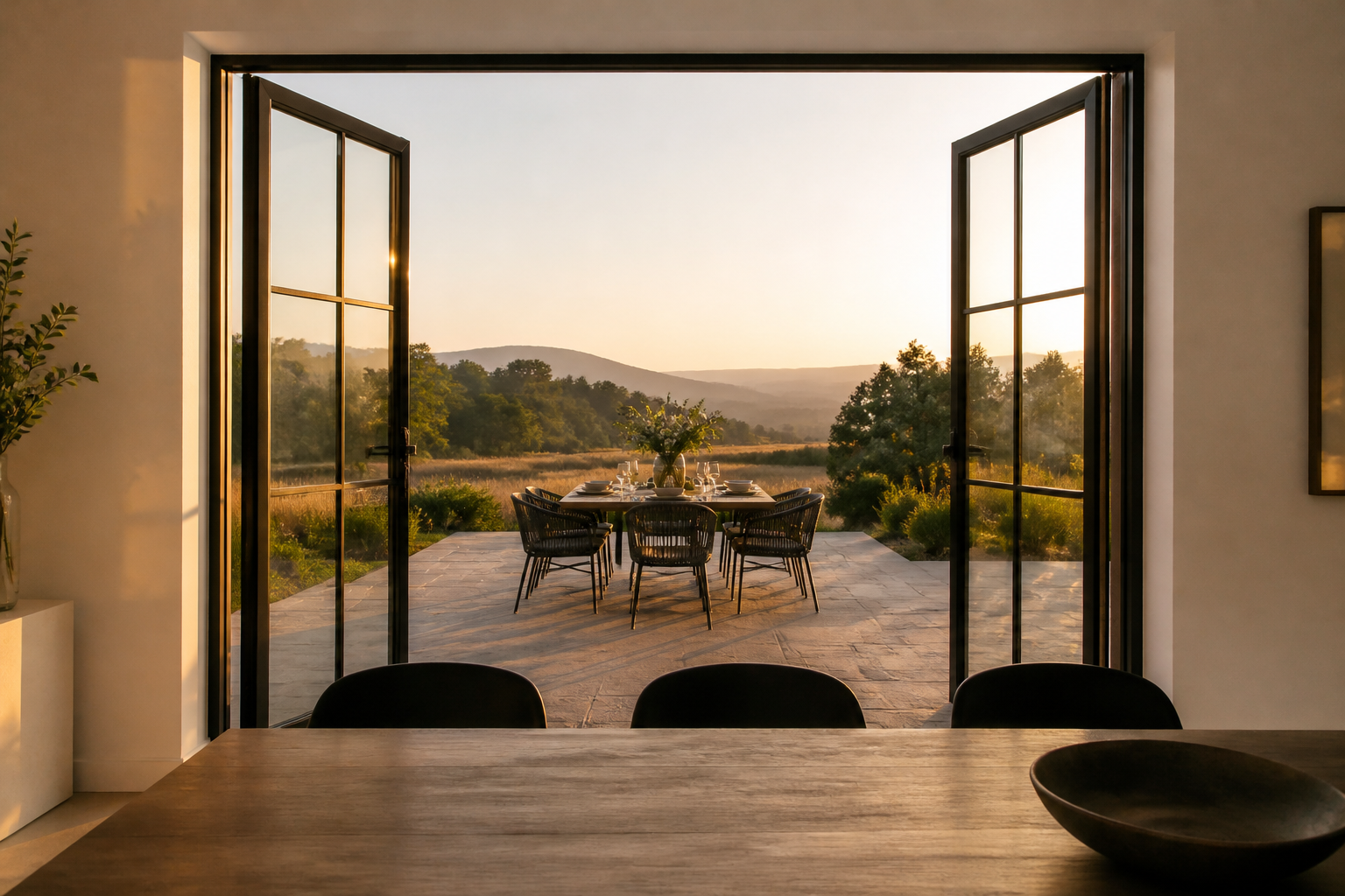 VLX 100 Double Swing / French Door in Fresno, CA | Meridian Windows and Doors Fresno - detail 6