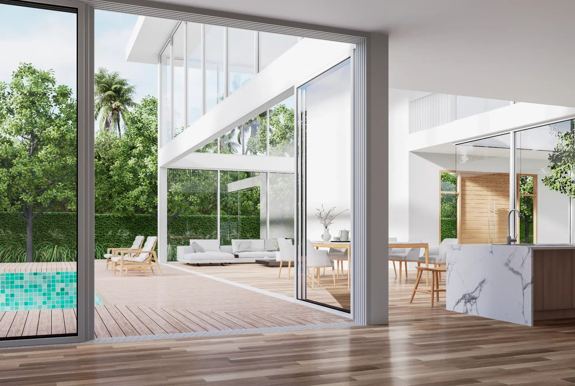 VLX 138 Panoramic Sliding Door in Fresno, CA | Meridian Windows and Doors Fresno - detail 1