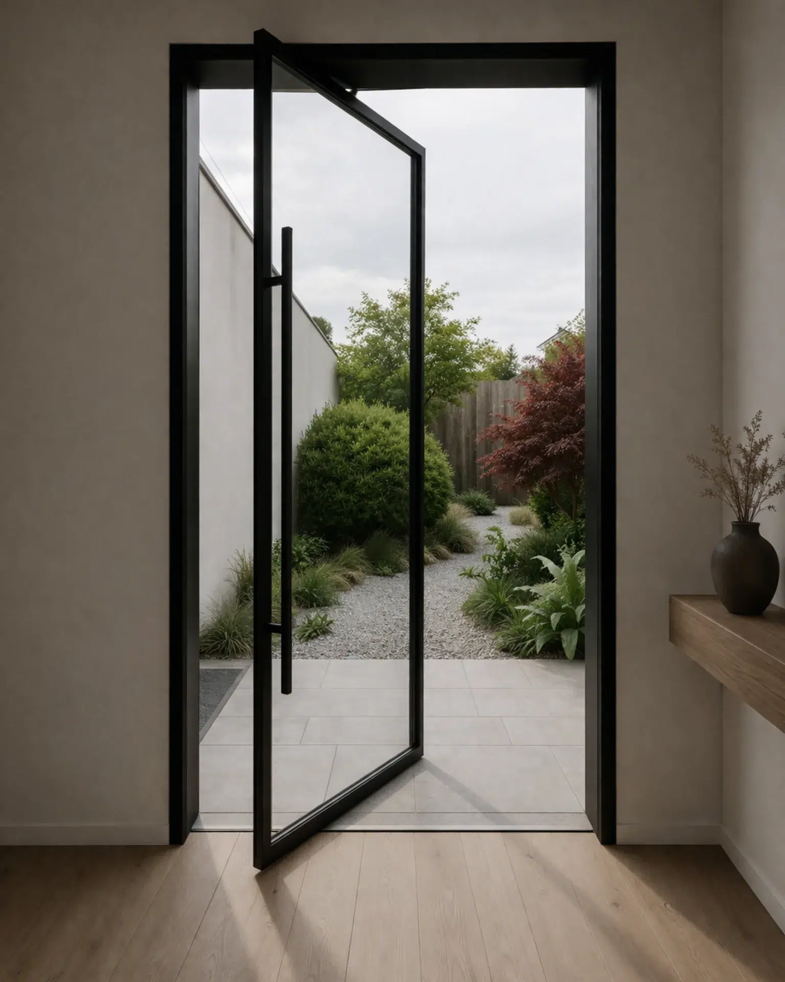 VLX 100 Pivot Door in Fresno, CA | Meridian Windows and Doors Fresno - detail 1