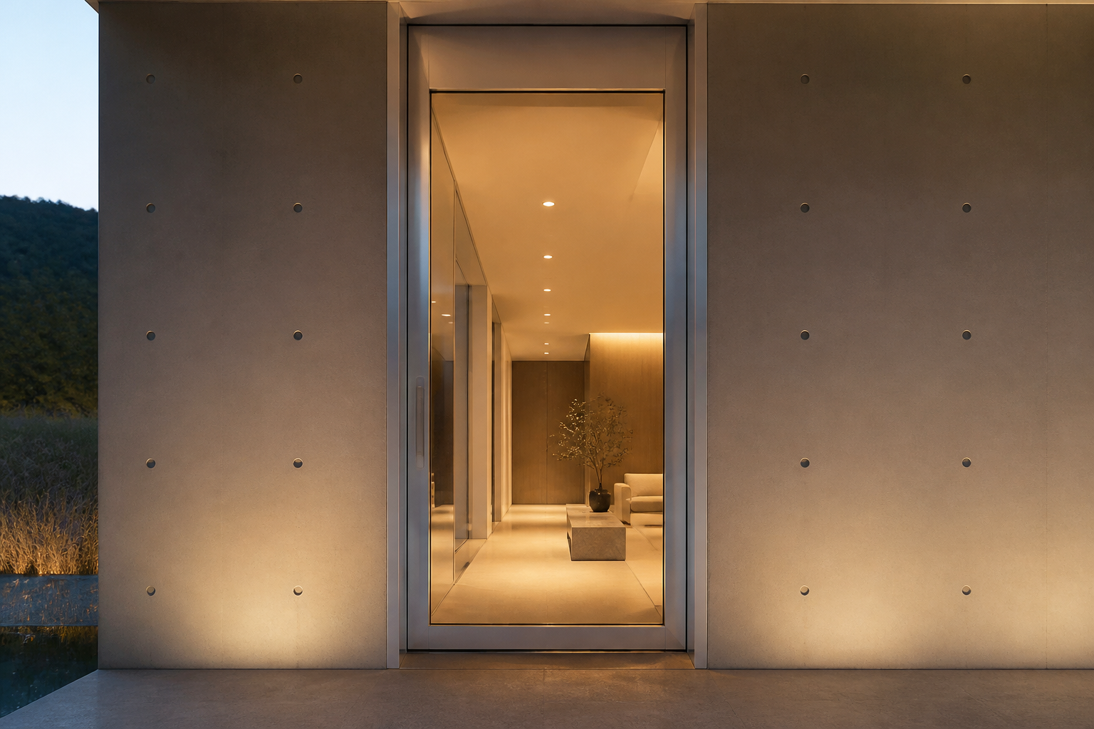VLX 100 Pivot Door in Fresno, CA | Meridian Windows and Doors Fresno - detail 2